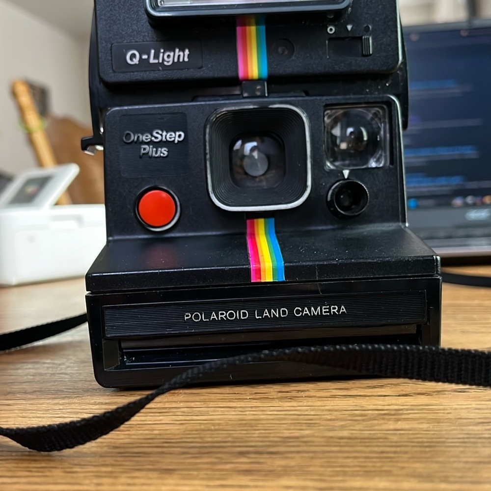 Vintage Polaroid Rainbow 2351 One Step Plus Land Camera INCLUDING O-Light - Picture 8 of 14